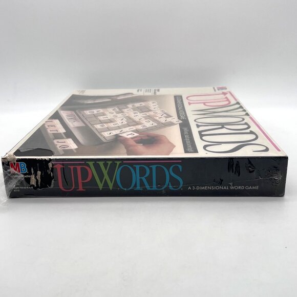 Upwords Milton Bradley 3-Dimensional Word Game 2-4 Players Ages 10+ Box Damage - Picture 6 of 15